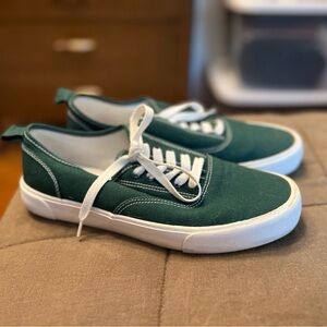 Classic Green Canvas Sneakers